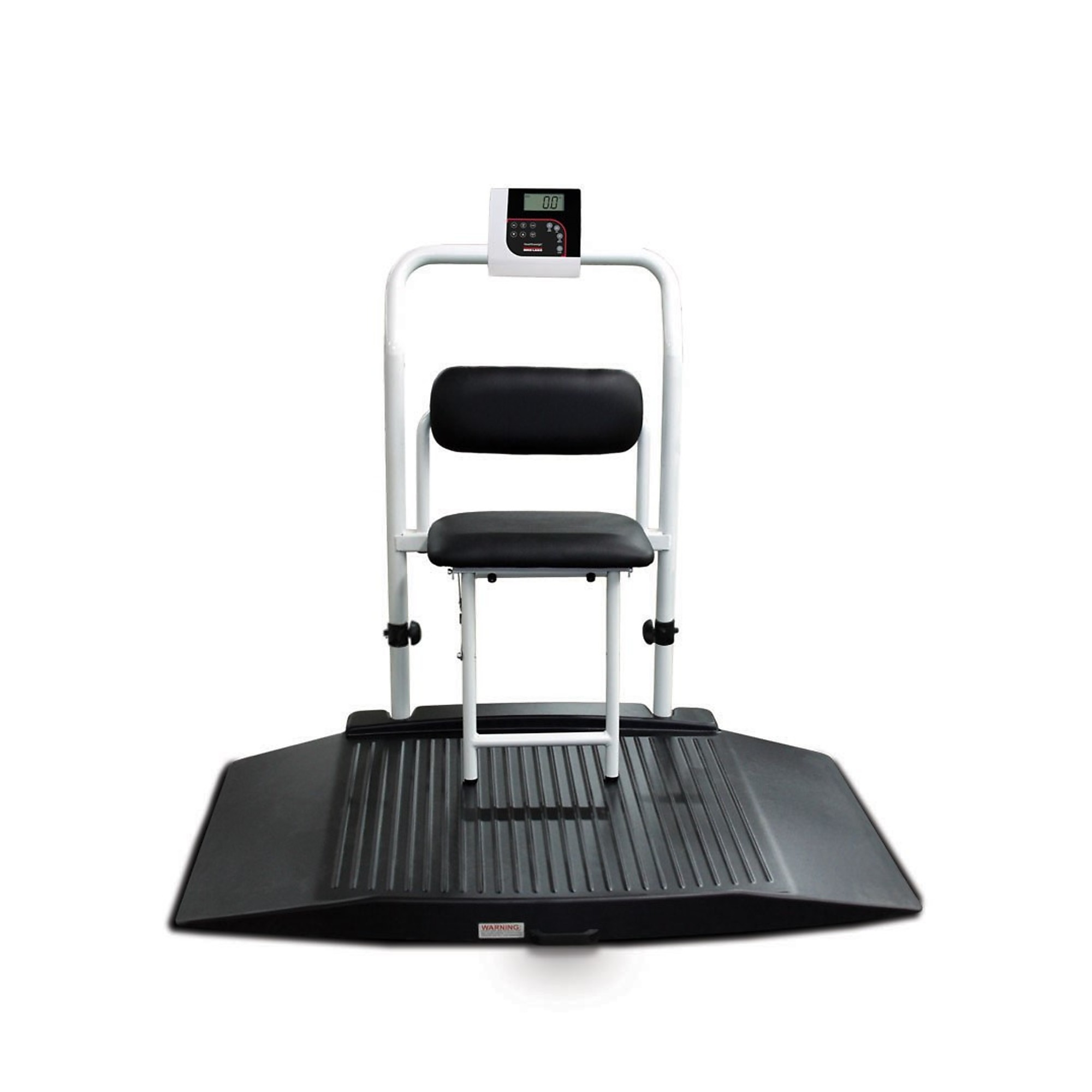 Rice Lake Dual Ramp Wheelchair Scale with Seat - 1000 Lb. Capacity, 29in. x 32in. Platform, Model# 350-10-4